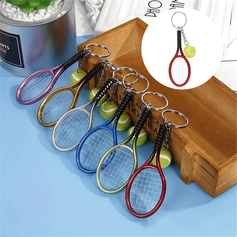 Lisslune | Mini tennis racket keychain