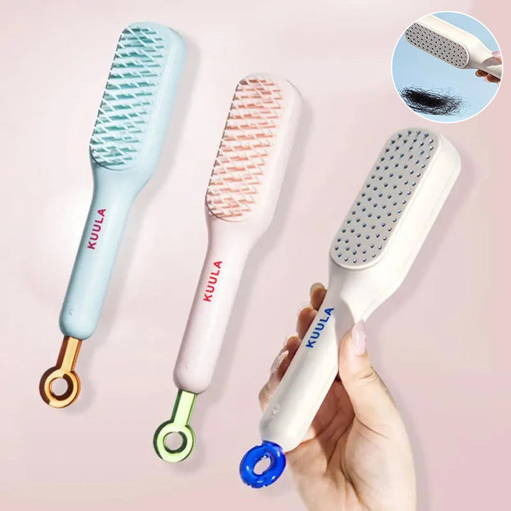Lisslune | Self-cleaning anti-static massage comb