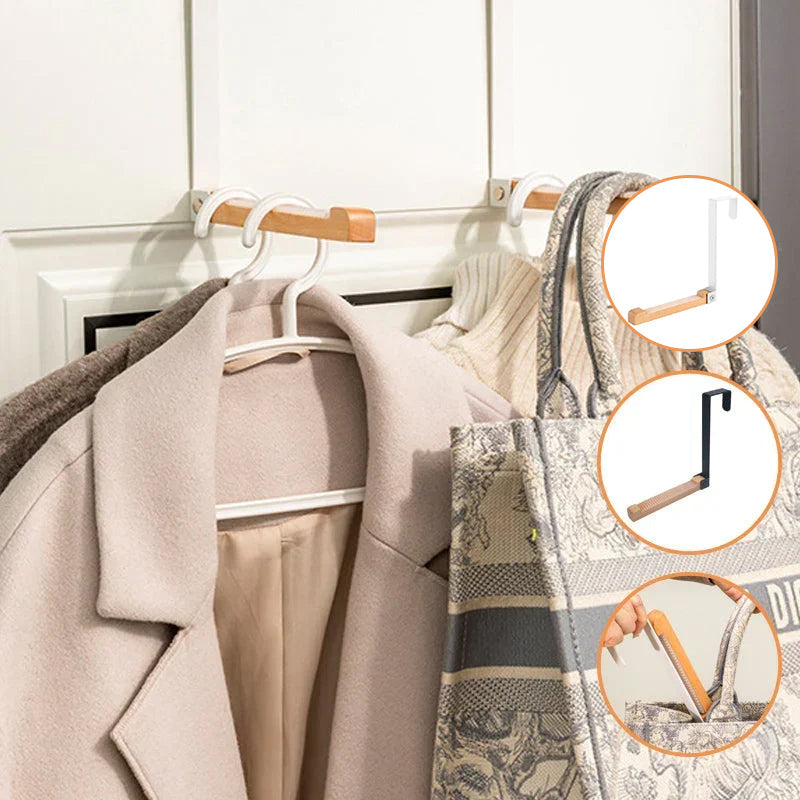 Lisslune | Foldable Wood Door Hooks