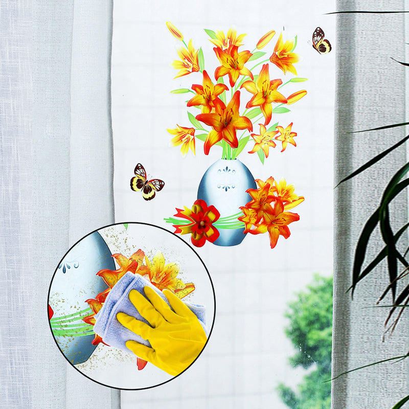 Lisslune | DIY Plant Vase Three-Dimensional Wall Stickers