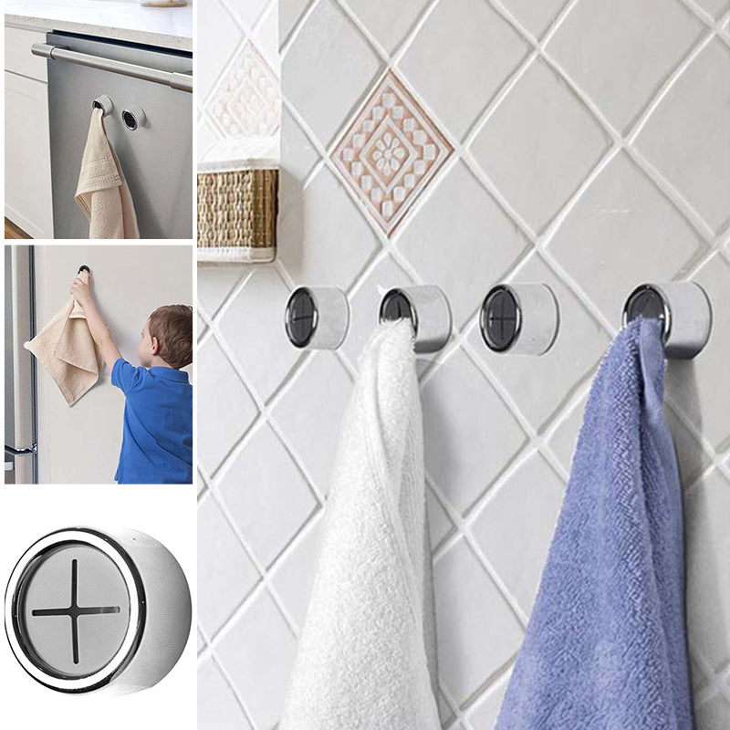 Lisslune | Round self-adhesive towel hooks for the kitchen