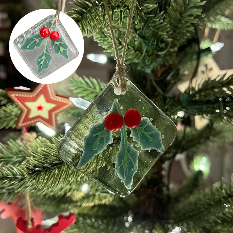 Lisslune | Fused Glass Christmas Tree Decoration