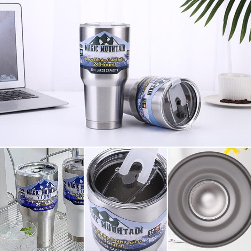 Lisslune | Car Mug 304 Stainless Steel Thermos Flask