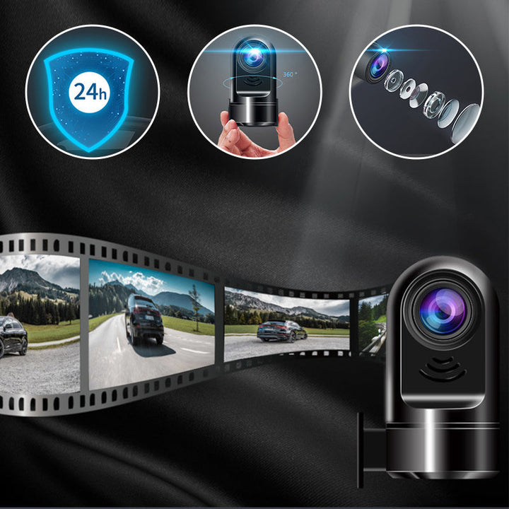 Lisslune | 1080P HD 360° Rotating Mini ADAS Dashcam
