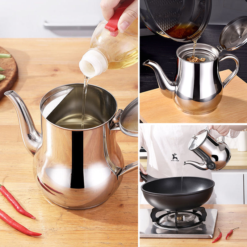 Lisslune | Stainless Steel Oil Can