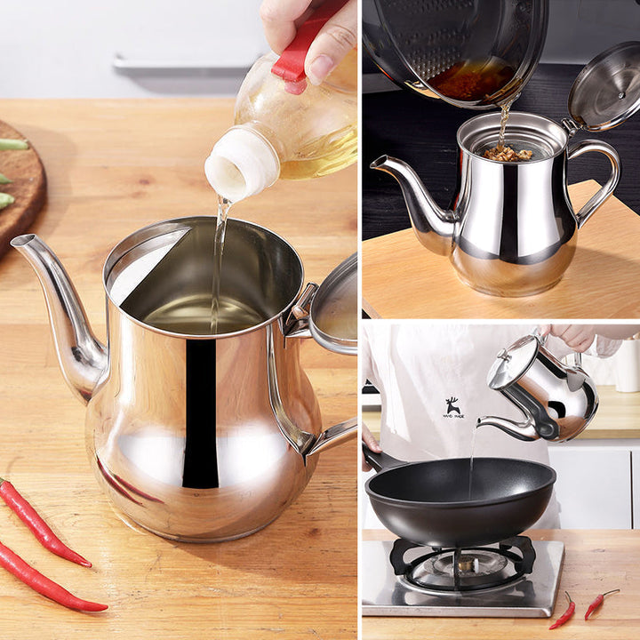 Lisslune | Stainless Steel Oil Can