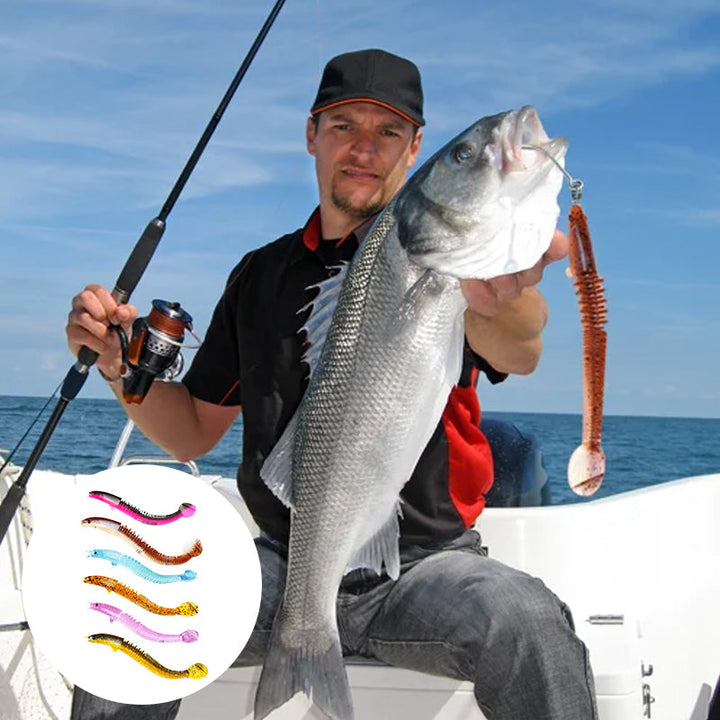 Lisslune | New Design Angler Dragon Hole Bait 46 Sections Soft Bait