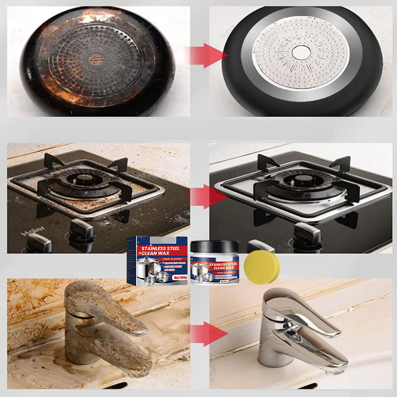 Lisslune | Stainless Steel Stain Cleaning Wax