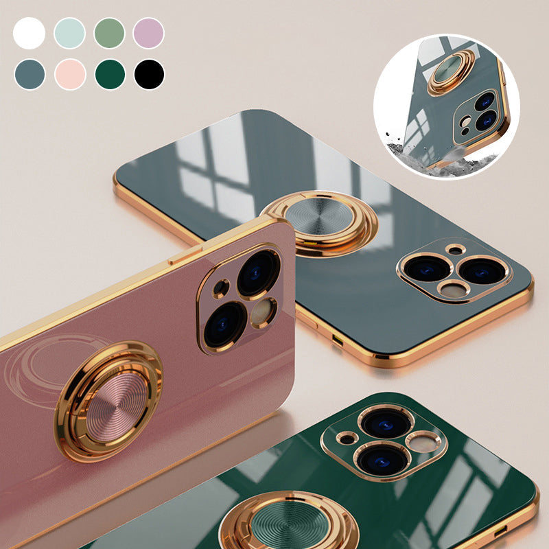 Lisslune | Plated iPhone Case with Ring