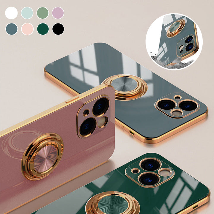 Lisslune | Plated iPhone Case with Ring