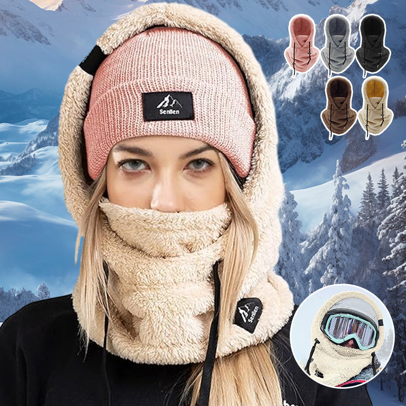 Lisslune | 3-in-1 Winter hat - Warm, windproof and multifunctional