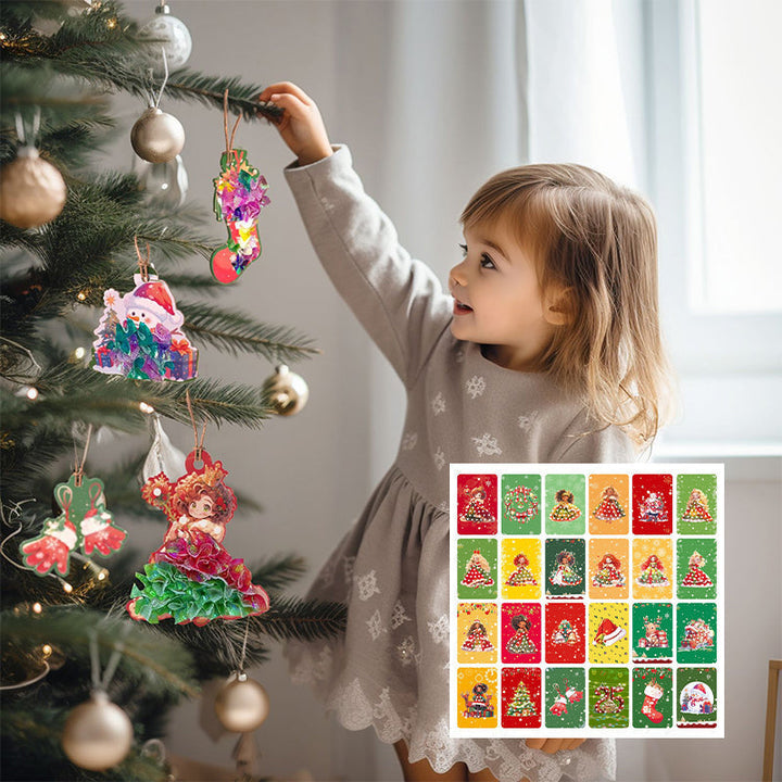 Lisslune | 24 themed Christmas tree DIY ornaments