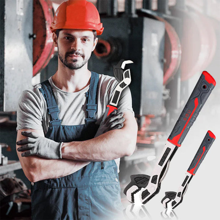 Lisslune | Industrial Quality Multifunctional Self-Locking Pipe Wrench Tool