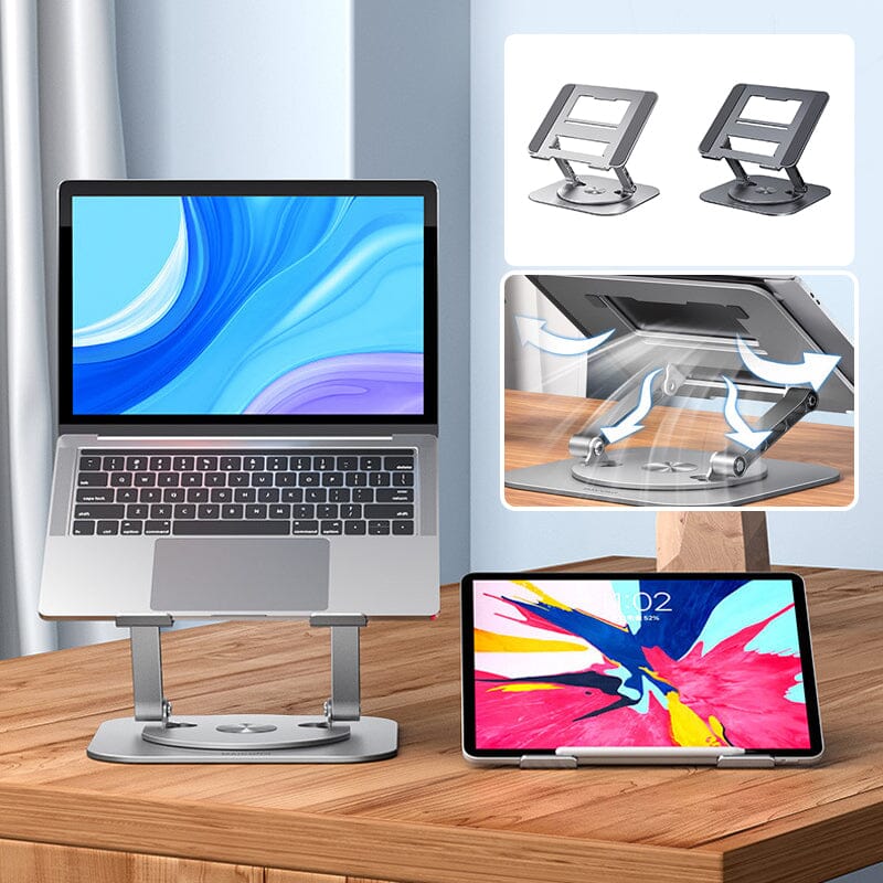 Lisslune | Laptop Stand Aluminum Alloy Rotating Frame