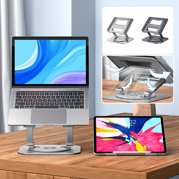 Lisslune | Laptop Stand Aluminum Alloy Rotating Frame