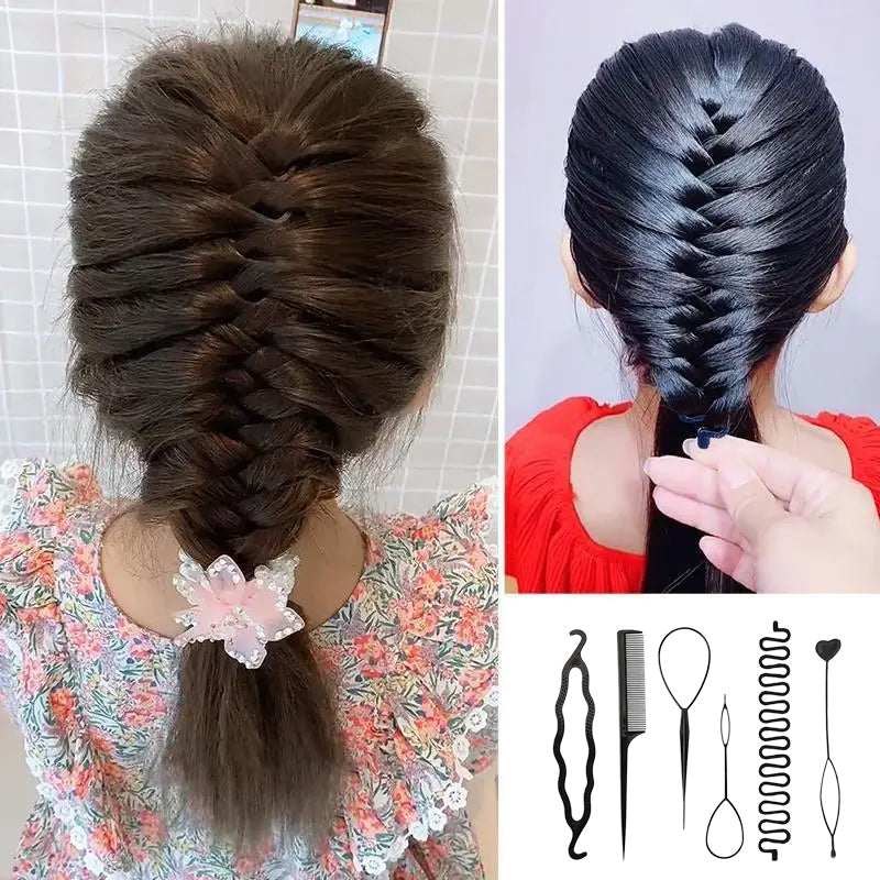 Lisslune | Hair Styling Accessories 6 Piece/Set