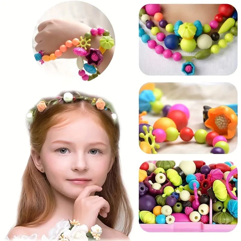 Lisslune | Pop beads for children's jewelry making
