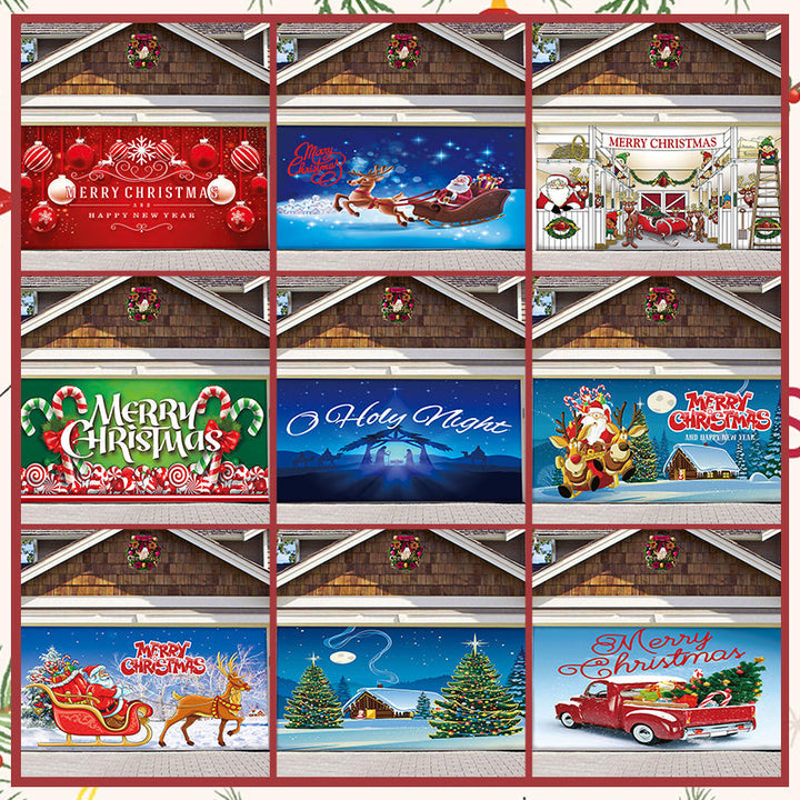 Lisslune | Snow Garage Door Banner Ornament