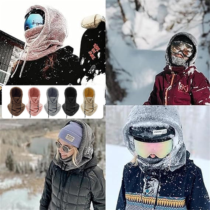Lisslune | Ski mask with Sherpa hood