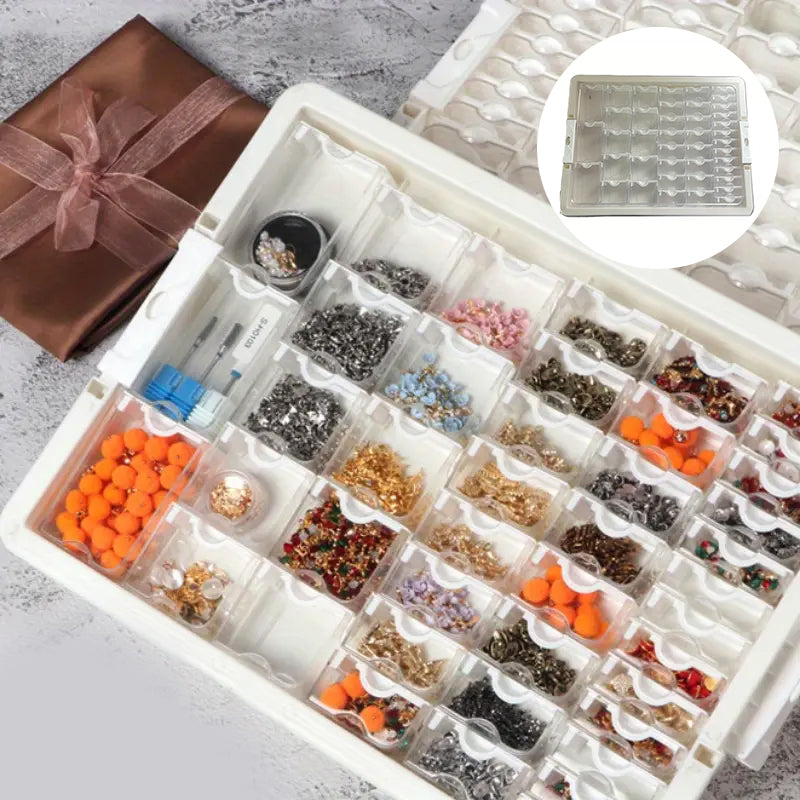 Lisslune | Nail Art Box DIY Beads Jewelry Storage Box