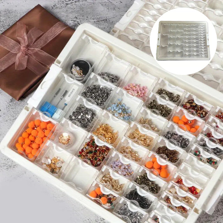 Lisslune | Nail Art Box DIY Beads Jewelry Storage Box