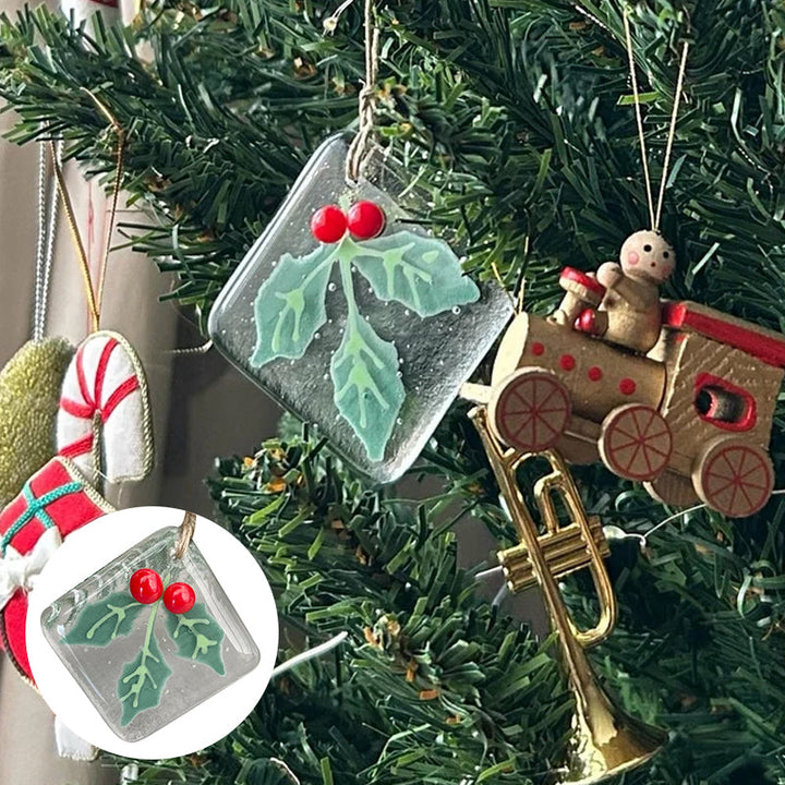 Lisslune | Fused Glass Christmas Tree Decoration