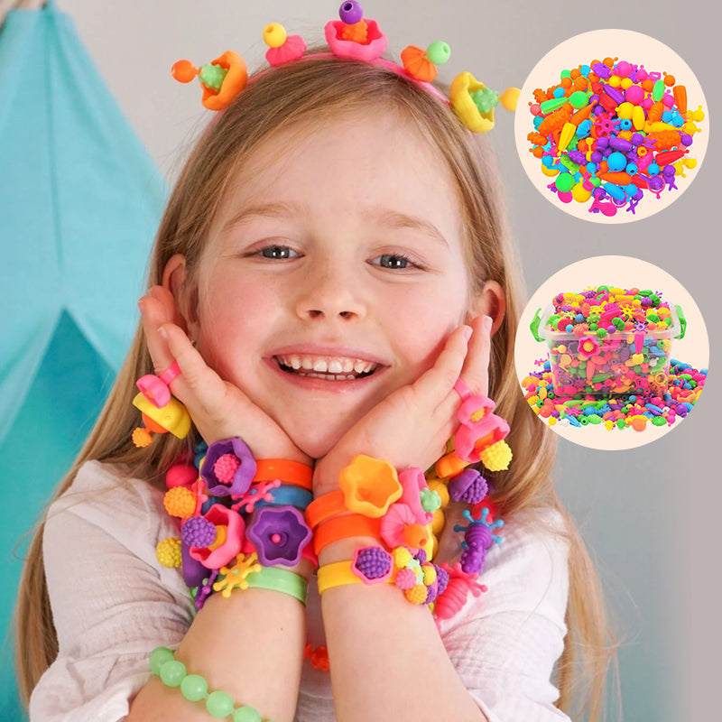 Lisslune | Pop beads for children's jewelry making