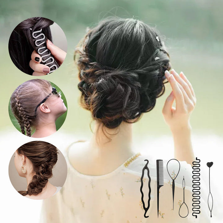 Lisslune | Hair Styling Accessories 6 Piece/Set