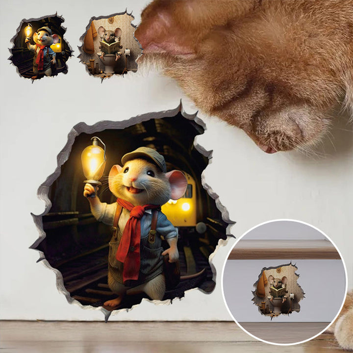 Lisslune | Wall Sticker Mouse Hole