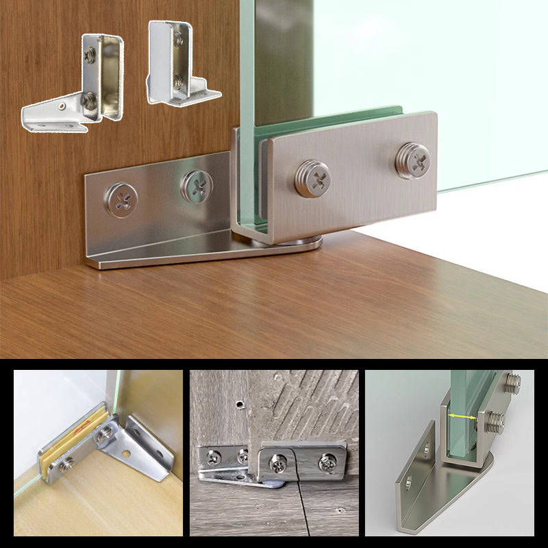 Lisslune | L-shaped rotating glass hinge