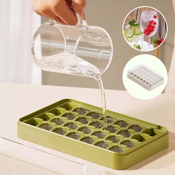 Lisslune | No dirty hands press ice grid molds