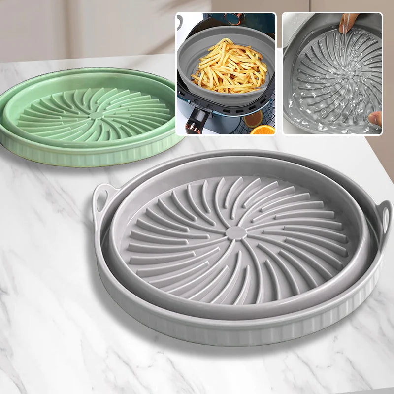 Lisslune | Hot air fryer grill pan made of silicone