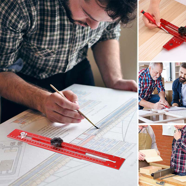 Lisslune | Scribing needle for woodworking, marking line ruler