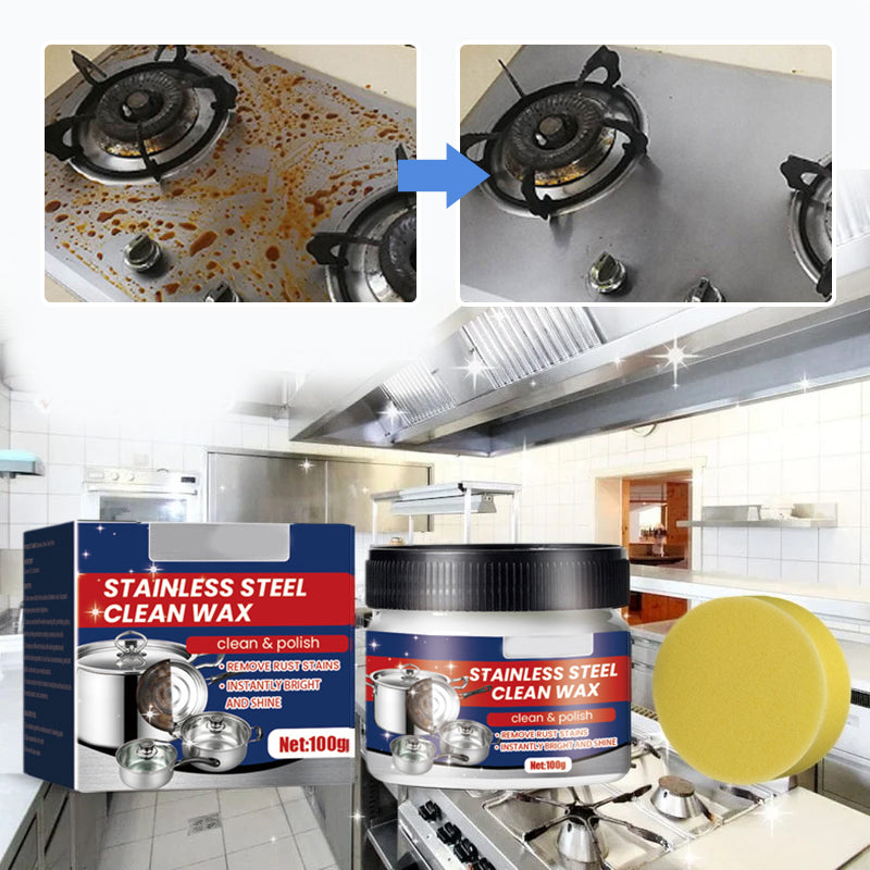 Lisslune | Stainless Steel Stain Cleaning Wax