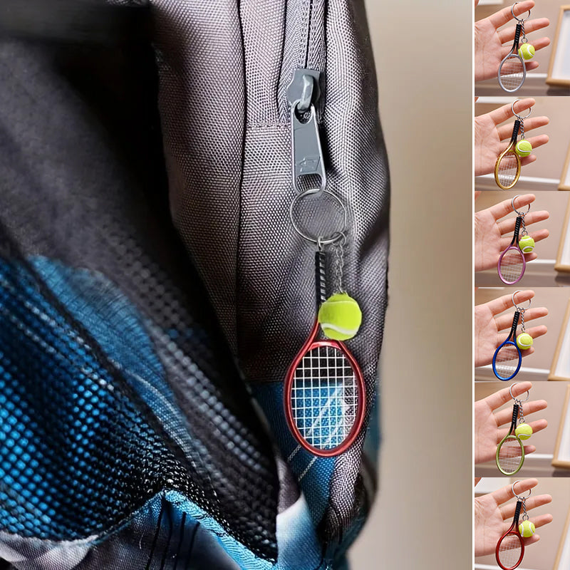 Lisslune | Mini tennis racket keychain