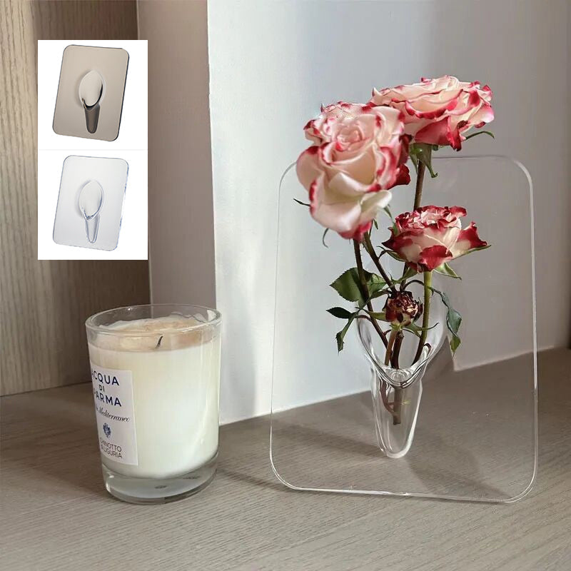 Lisslune | Creative transparent picture frame vase made of acrylic