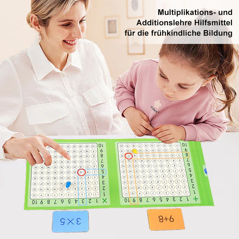 Lisslune | 2-in-1 Magnetic Multiplication and Addition Learning Toy for Kids
