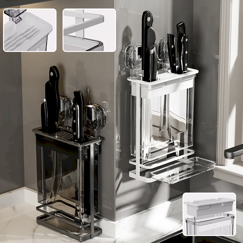 Lisslune | Suction Cup Hanging Iron Knife Holder