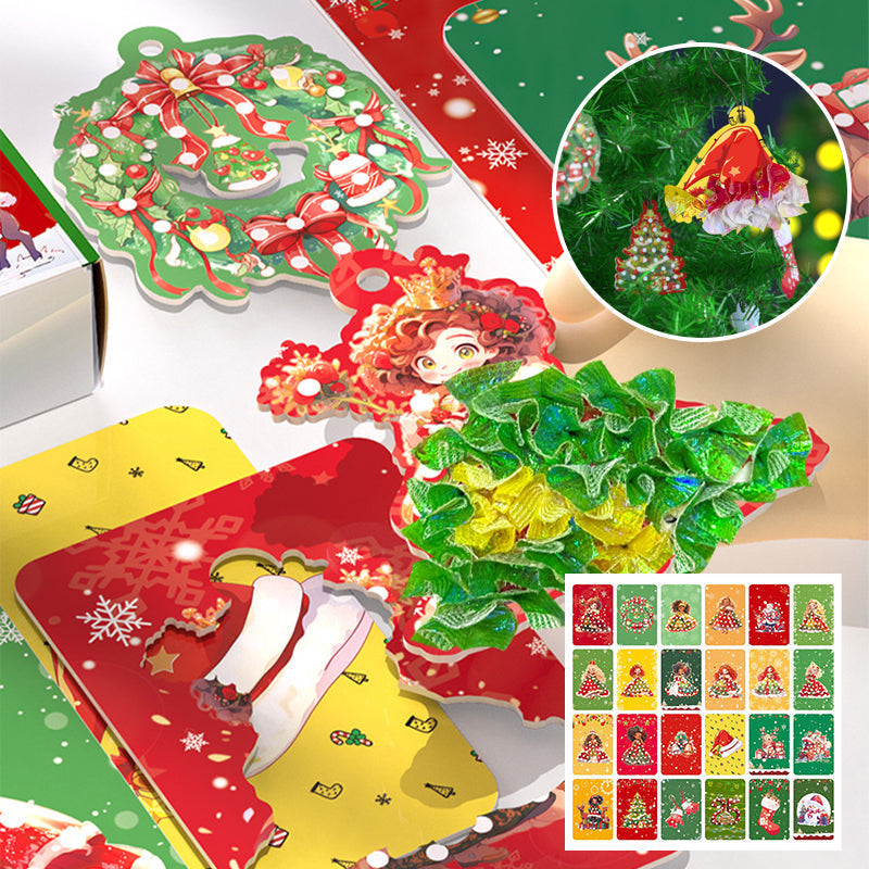 Lisslune | 24 themed Christmas tree DIY ornaments