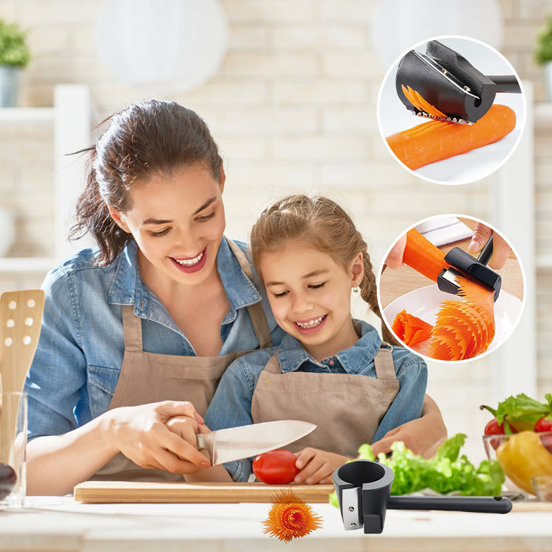 Lisslune | Spiral-shaped flower roller for fruits and vegetables