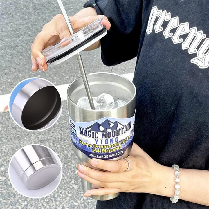 Lisslune | Car Mug 304 Stainless Steel Thermos Flask