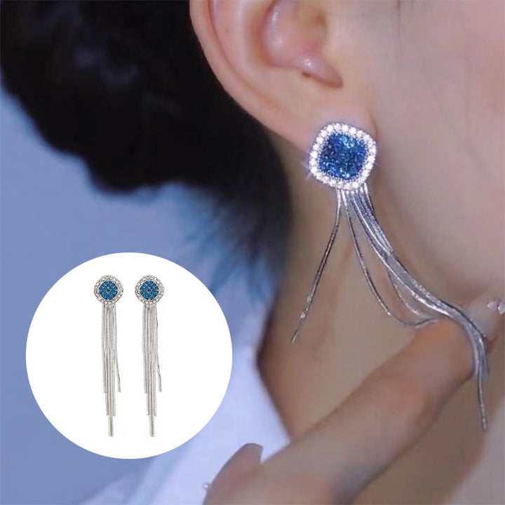 Lisslune | Long Tassel Earrings