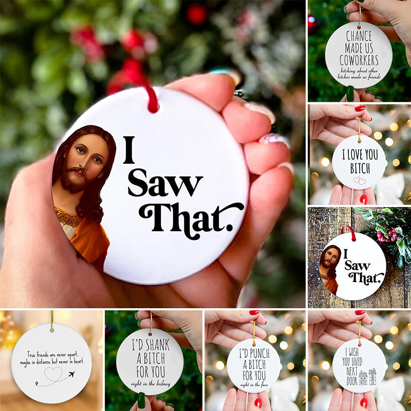 Lisslune | Funny Christmas tree ornament gift