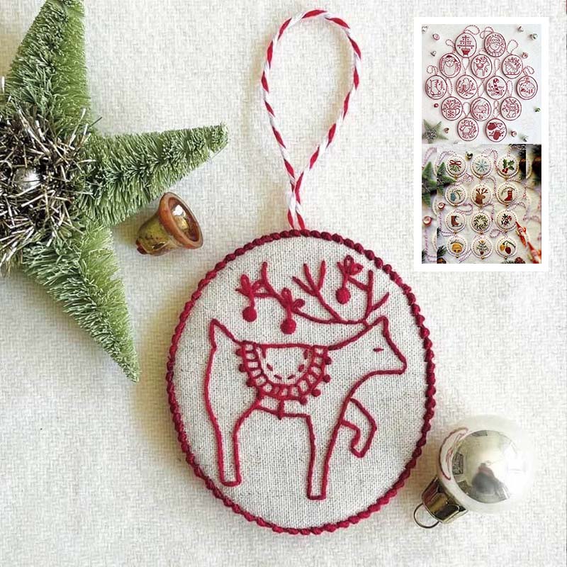 Lisslune | Hand embroidery set for Christmas decoration