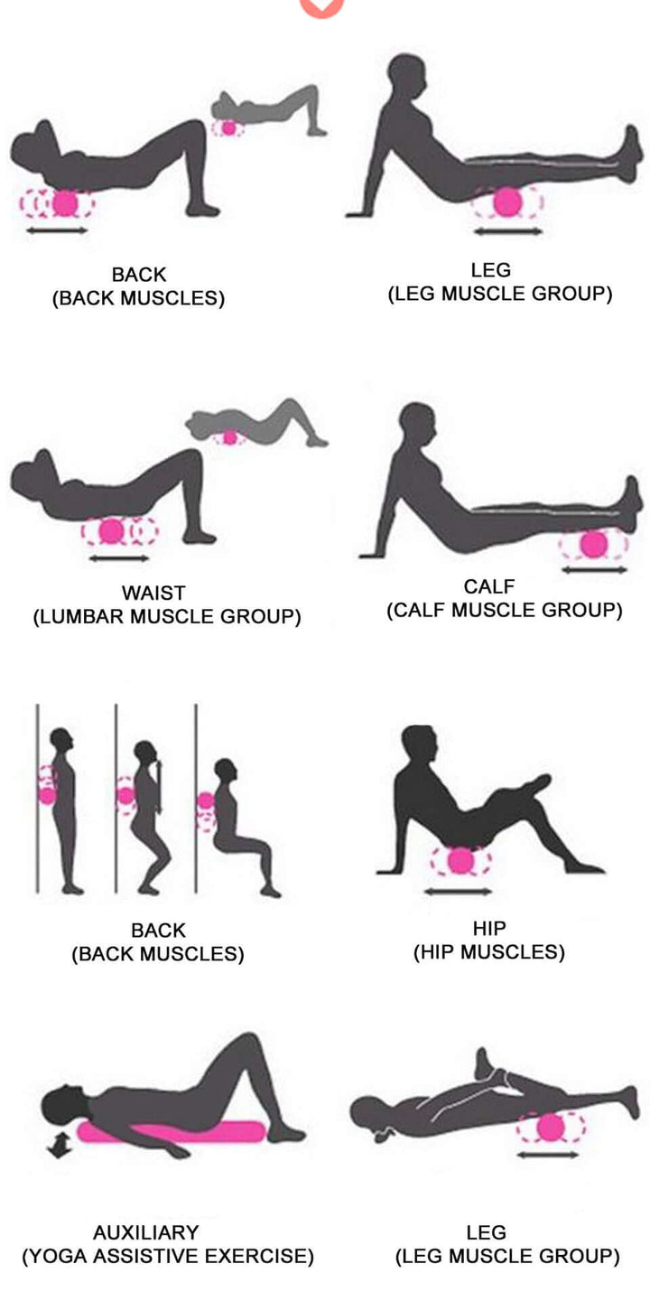 Skorter | Roller Yoga Roller 60cm Purple