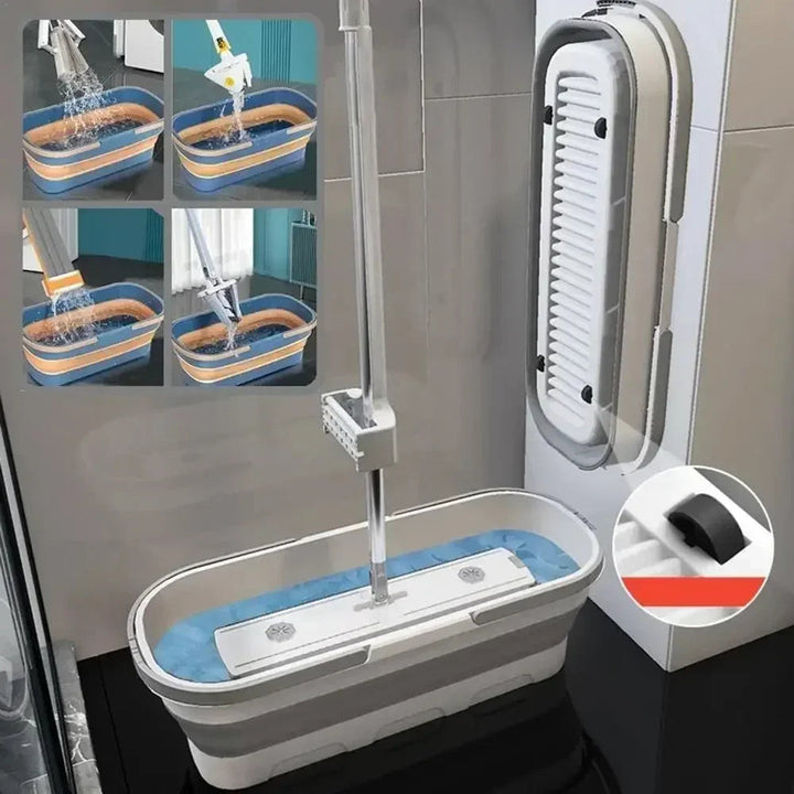 Lisslune | Robust folding cleaning bucket for compact storage