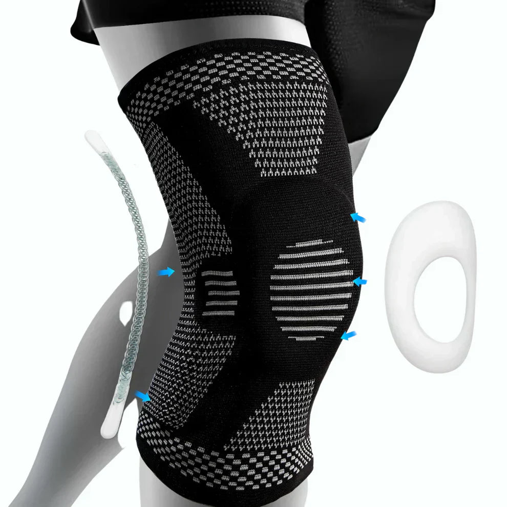 Lisslune | FlexiKnee Compression Brace – Supportive Knee Brace for Pain, Swelling & Stiffness