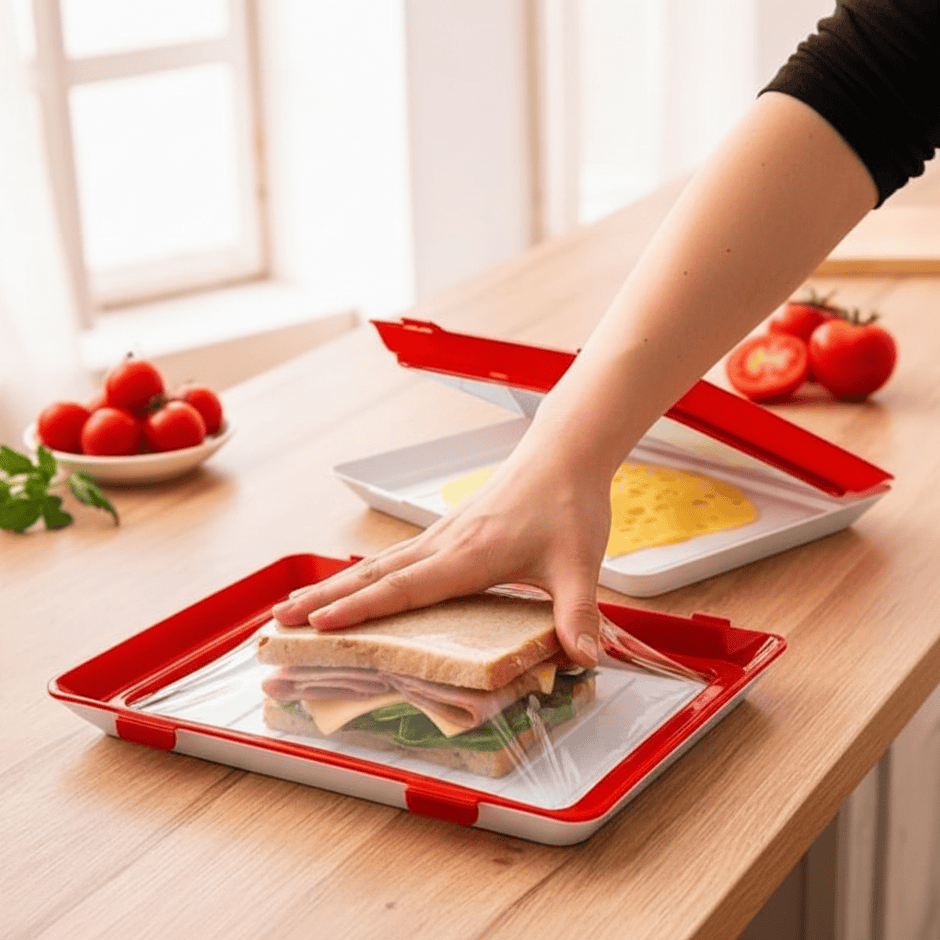 Lisslune | Reusable freshness plate with airtight closure for daily use