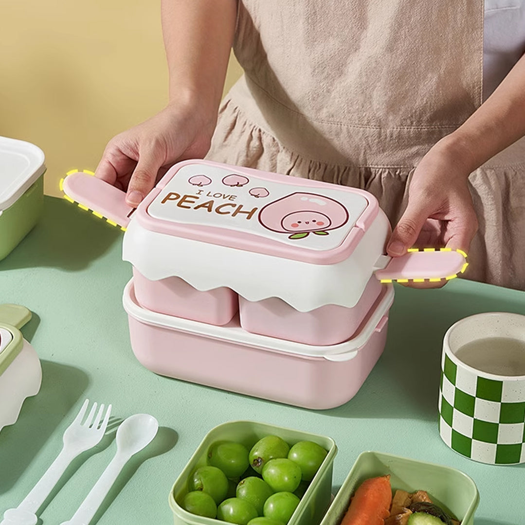 Lisslune | Fruity Double Decker Bento Box