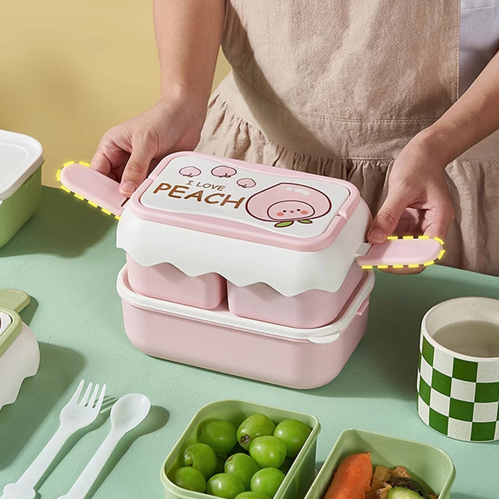 Lisslune | Fruity Double Decker Bento Box